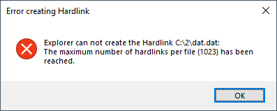 Delorean Exceed 1023 Hardlink Limit